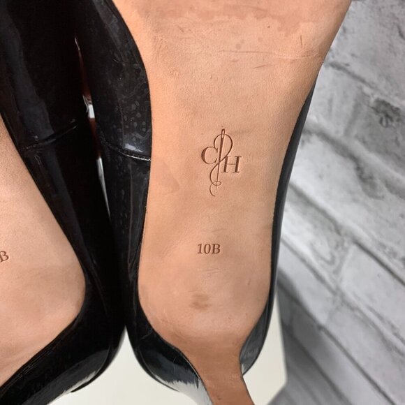 Cole Haan Black Patent Leather Platform High Heel Pumps - Picture 9 of 9